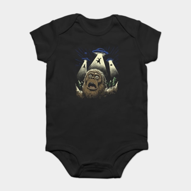 Sasquatch Surprise Abduction Baby Bodysuit by GoshWow®
